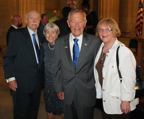August Pust, Janet and George Voinovich and Gloria Pust